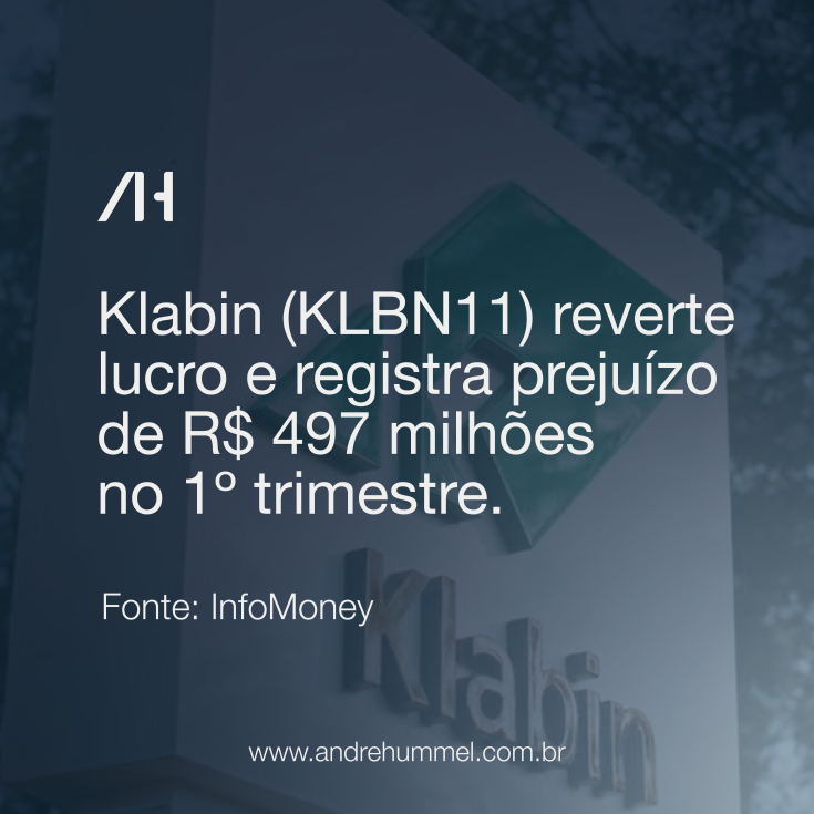 Klabin reverte lucro e registra prejuízo de R$ 497 milhões no 1º trimestre de 2026