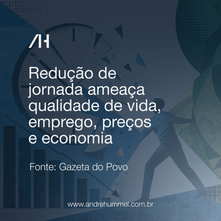 Redução de jornada ameaça qualidade de vida, emprego, preços e economia