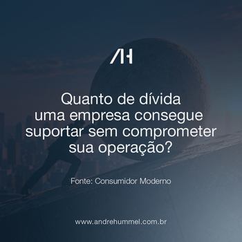 Quanto de dívida uma empresa consegue suportar sem comprometer sua operação?